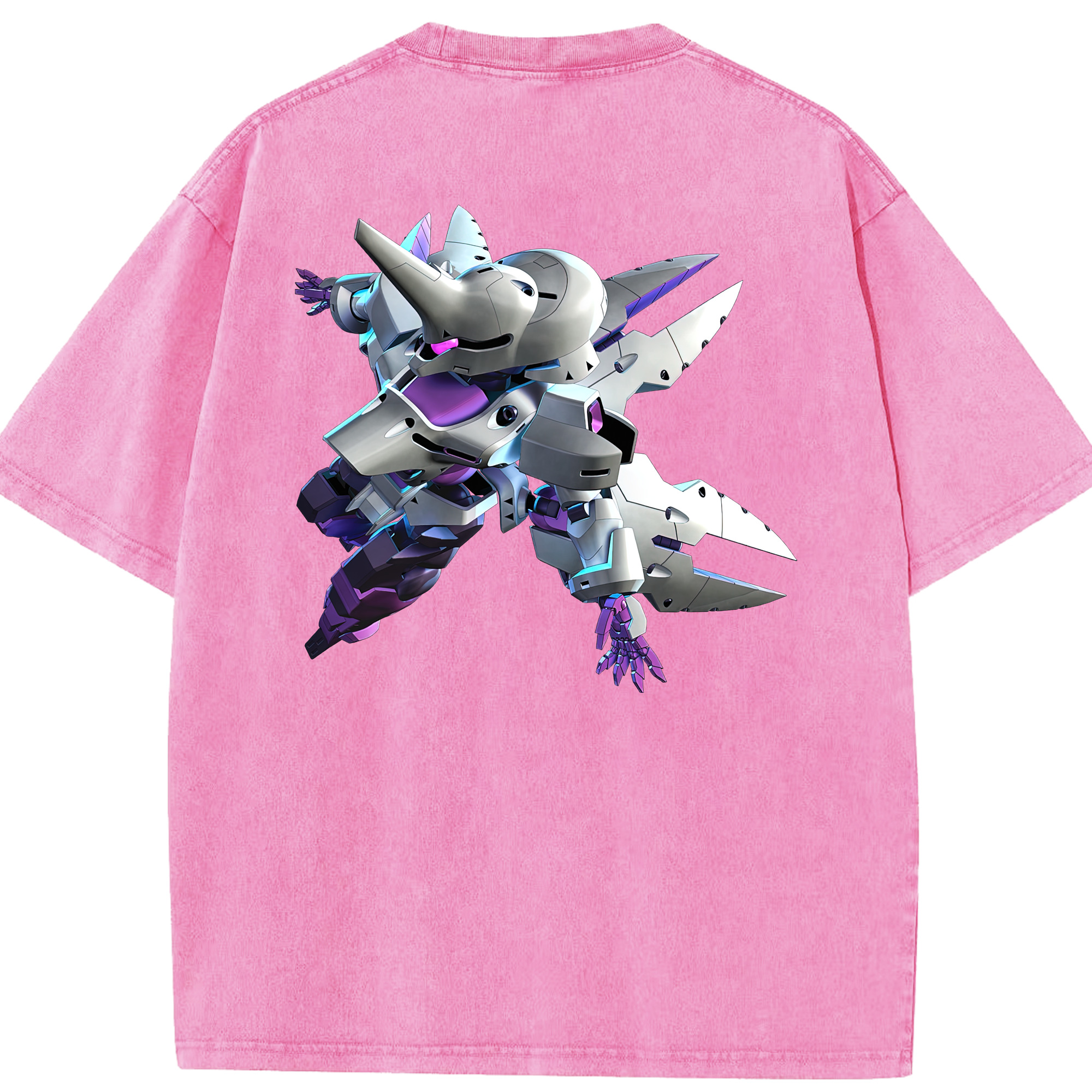 （画像用） 機動戦士ガンダム Mobile Suit Gundam 綿100% ヴィンテージ風 半袖Tシャツ（背面プリント）